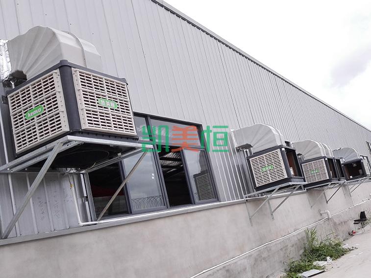上海工业冷风机安装案例